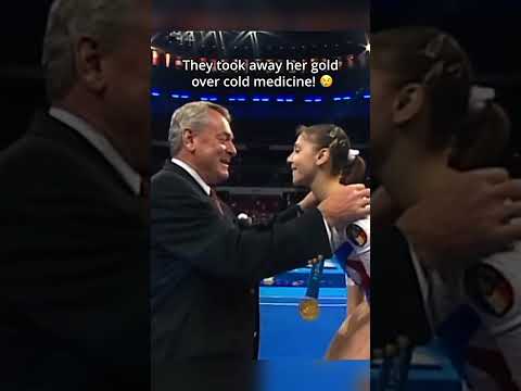 I don't think this makes up for it at all😭 #gymnastics #olympics #sports thumbnail