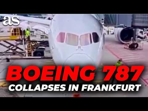 BOEING 787 landing gear COLLAPSE in FRANKFURT nearly turns into disaster thumbnail