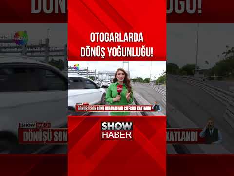 Bayram bitti, dönüş çilesi sürüyor! #showanahaber #shorts thumbnail