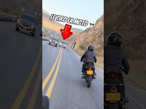 Casi se va con san Pedro ? #bikers #accident #viral #humor #motos thumbnail