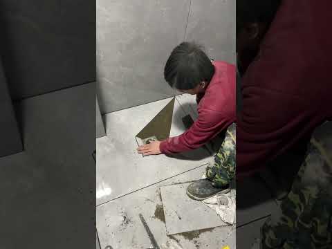 Tile installation P8754#shorts thumbnail