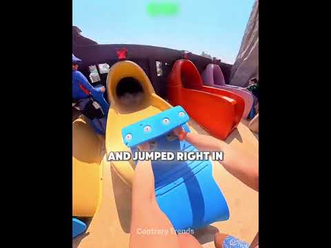 They Raced Down The Fastest Waterslide ? thumbnail