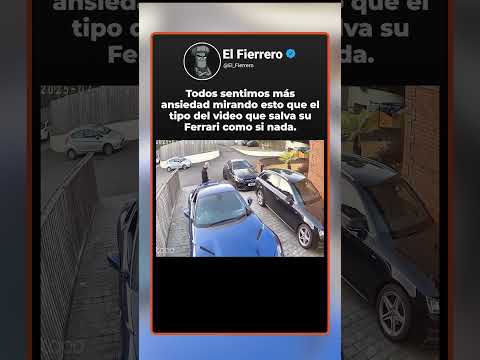 Salvó su Ferrari Como Si Nada Pasara 😰🏎️ thumbnail