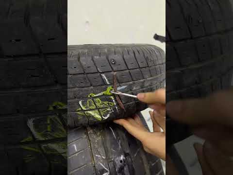 Flat 🛞 on the 🛣️? No Tow, No Shop—This Tiny Tire Repair Nail Fixes It in 2 Minutes Flat🦺 🔧🧰 🧰🚗 #tire thumbnail
