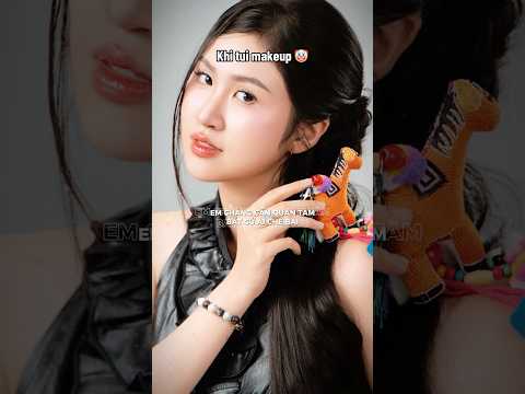 Khi Tui Biến Hình Từ Mặt Mộc Sang Makeup Kiểu #shorts #tansoem || Yến Nồi Cơm Điện thumbnail