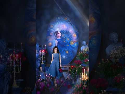 In the blue night，dance freely #painting #artistry #amazing #art thumbnail