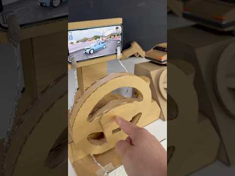 Volante com câmbio de marcha para jogos de carro #shorts thumbnail