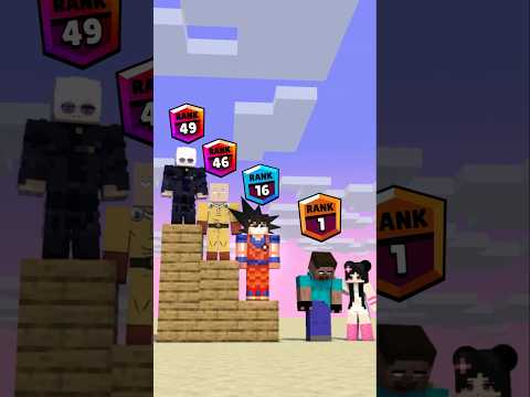 Help Herobrine Shoot the Heavy Bedrock #shorts #anime #minecraft #newupload #trendingshorts thumbnail