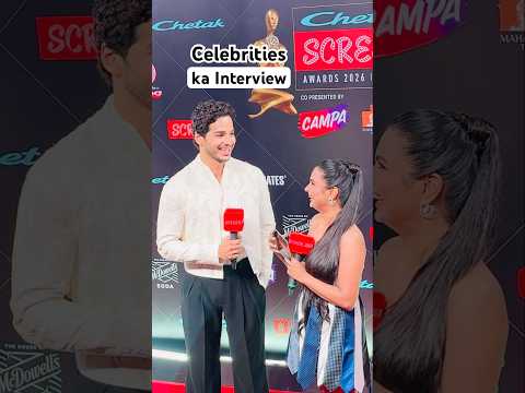 Celebrities ka Interview liya ? #crafteraditi #chetakscreenawards #diy #shorts @CrafterAditi thumbnail