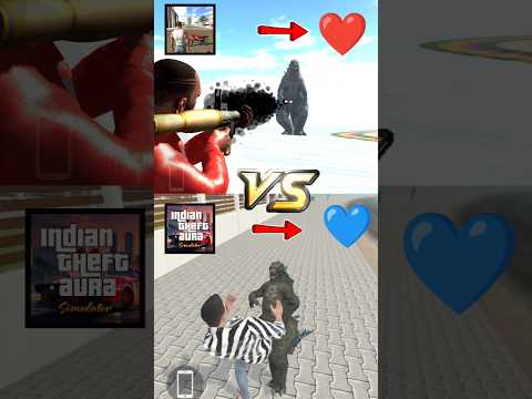 Godzilla Jump INDIAN BIKE DRIVING 3D ibd3d vs gt5 FRANKLIN FIND SUPER BIKE SECRET ROOM #ibd3d #gt5 thumbnail