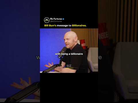 Bill Bur's Message To Billionaires 😮 thumbnail