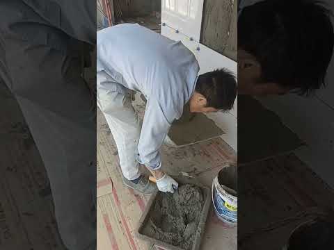 Tile installation P8771#shorts thumbnail