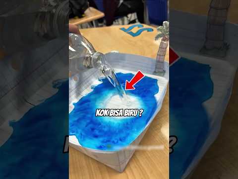 Cuma Pakai Kertas😱 Tapi Jadi Kolam Beneran.#shortvideo thumbnail