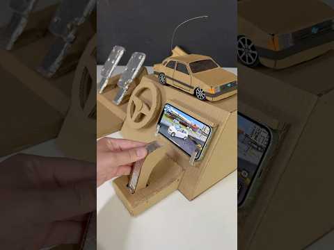 Volante com câmbio de marcha para jogos de carro #shorts thumbnail
