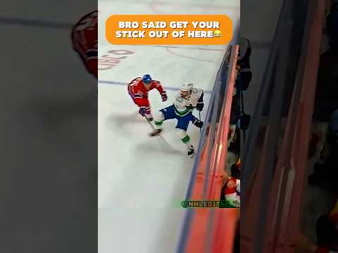 He kicked his stick like a soccer ball ? #nhl #hockey #sports #shorts thumbnail