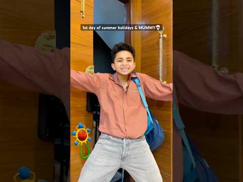 School wali ki aisi ki taisi🤬| summer holidays and mummy| #comedy #chetanmonga #shorts thumbnail