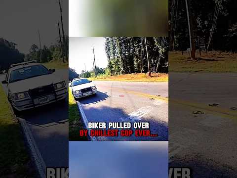 Biker pulled over by CHILLEST COP EVER‼️? (@Dedrickfitness) thumbnail
