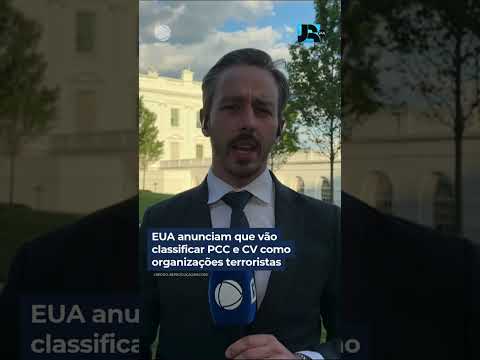 EUA anunciam que vão classificar PCC e CV como organizações terroristas #Shorts #JornalDaRecord thumbnail