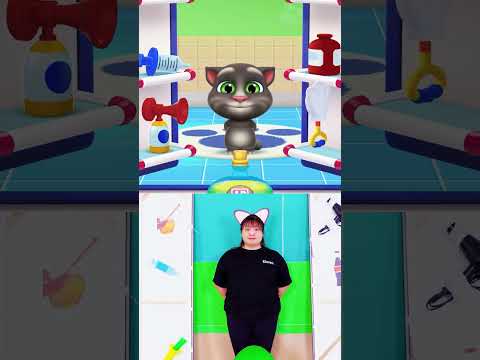 Talking Tom is sick #shorts thumbnail