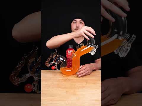 Orange + Red Powerade🐉  #asmr #sleep thumbnail