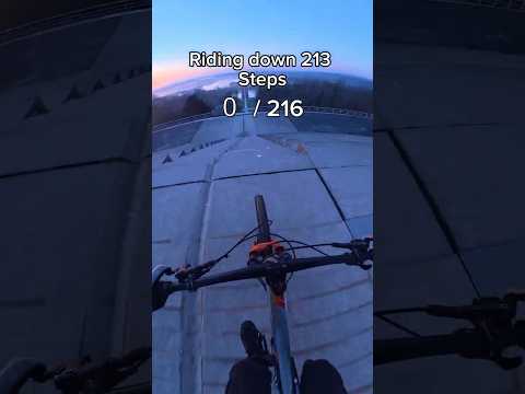 That felt incredible #bike #pov #stairs thumbnail