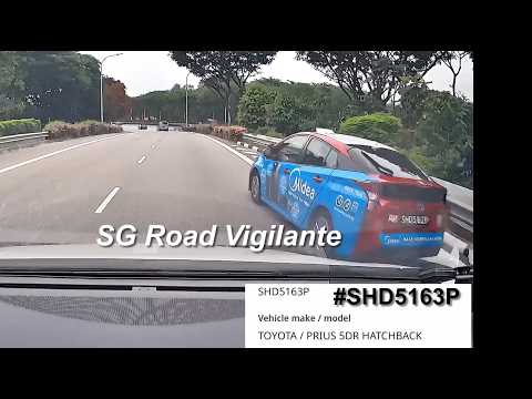 8may2026 MCE #SHD5163P trancsab toyota prius tax overtaking using chervon marking thumbnail