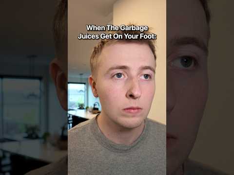 When The Garbage Juices Get On Your Foot #Shorts thumbnail