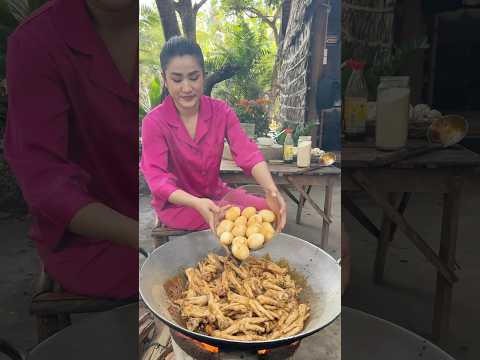 Yummy chicken feet cooking thumbnail