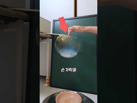 비눗방울 내부를 유심히 관찰해보면...ㄷㄷ thumbnail