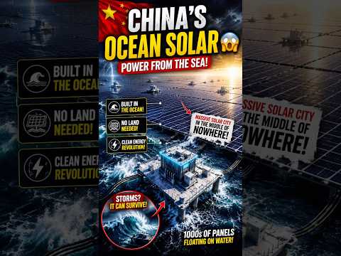 China’s Ocean Solar Farms Look Unreal 😳 thumbnail
