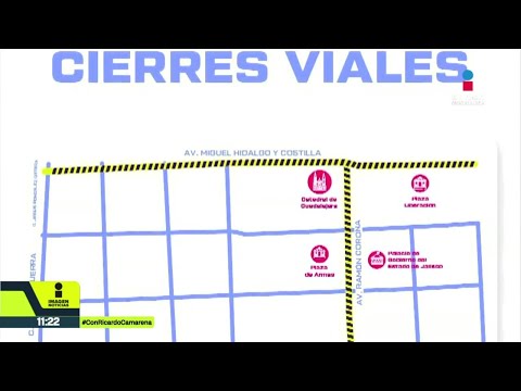 ¡Atención! Restringen circulación en avenida Hidalgo por zona de aficionados | Noticias GDL thumbnail
