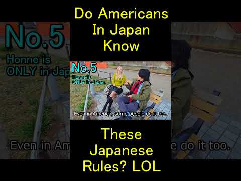 Do Americans in Japan Know These Rules? @OrientalPearl thumbnail