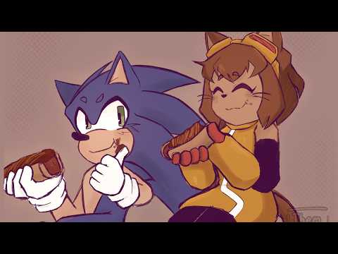 Sonic and Kit ENJOY A CHILI DOG?!! (Gameoverse x Sonic Comic Dub) thumbnail