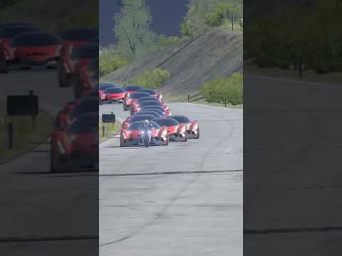Yamaha R1 vs Devel Sixteen Hypercars #shorts #yamaha #yamahar1 #superbike #supercars #racing #car thumbnail