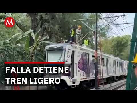 Suspenden servicio del tren ligero por ruptura de cable entre Registro Federal y Textil thumbnail