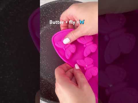 How to make butterflies 🦋#food #butter #butterfly thumbnail