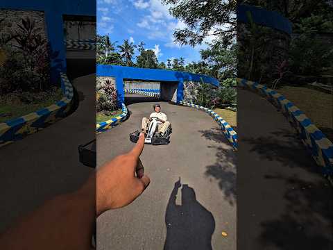 tiba tiba temon naik gokart #trendingshorts thumbnail