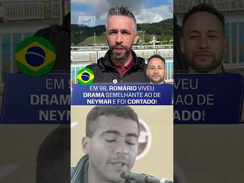 ROMÁRIO VIVEU DRAMA SEMELHANTE AO DE NEYMAR EM 1998 #shorts thumbnail