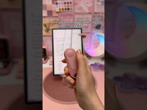Turned my Samsung tablet into a kindle 💕📖 | ereader + reading journal thumbnail