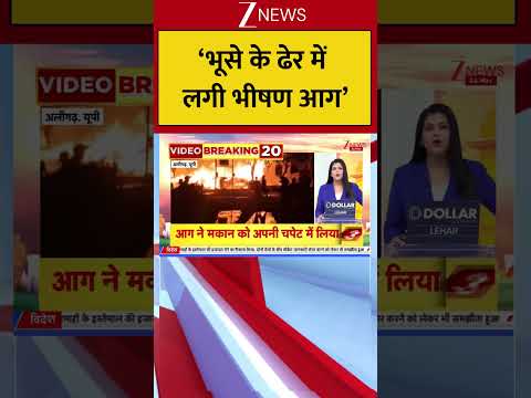 Uttar Pradesh : ‘भूसे के ढेर में लगी भीषण आग’ Breaking| Shorts| ZEE thumbnail