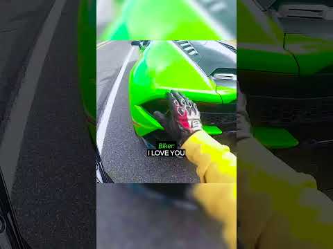 Biker Dropped Everything For This Lambo! 🛑 thumbnail