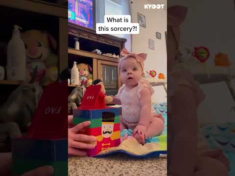 Most precious surprised baby! ?? #baby #cute #surprise #funny #shorts thumbnail