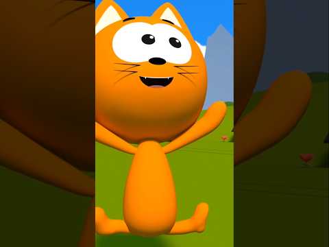 The Kitten Said the Magic Word, and the Tractors Jumped into the Pools and Changed Color! 🐱🚜  #funny thumbnail