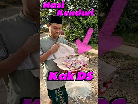 Nasi kenduri kak DS dari rumah #comedy #minivlog #anakdesa #mochi #iduladha thumbnail