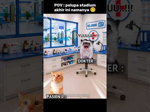 seketika langsung muncul sakit nya 😵‍💫 #cat #memes #hiburan #shorts #trending thumbnail