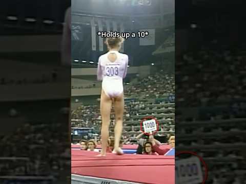 Where was the deduction am I blind?!😭 #gymnastics #vault #stick #olympics #sports thumbnail