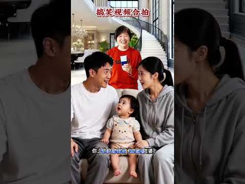 妈妈，爸爸是不是有很多小老婆#萌娃搞笑日常#亲子互动#童言童语#可爱到爆炸??抖音小助手#搞笑#萌娃#特效#shorts thumbnail