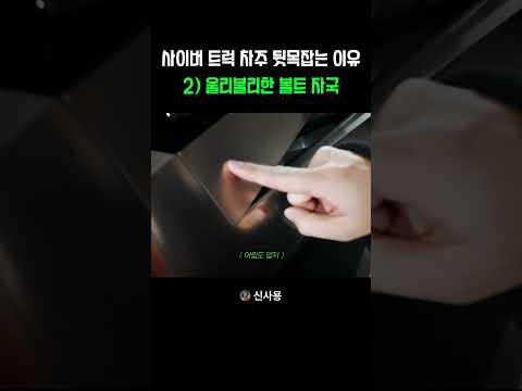 사이버 트럭 차주 뒷목 잡는 이유 thumbnail