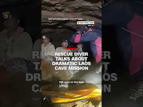 Rescue diver talks about dramatic Laos cave mission thumbnail