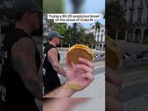 Trying a $0.20 strange bread in Cuba thumbnail